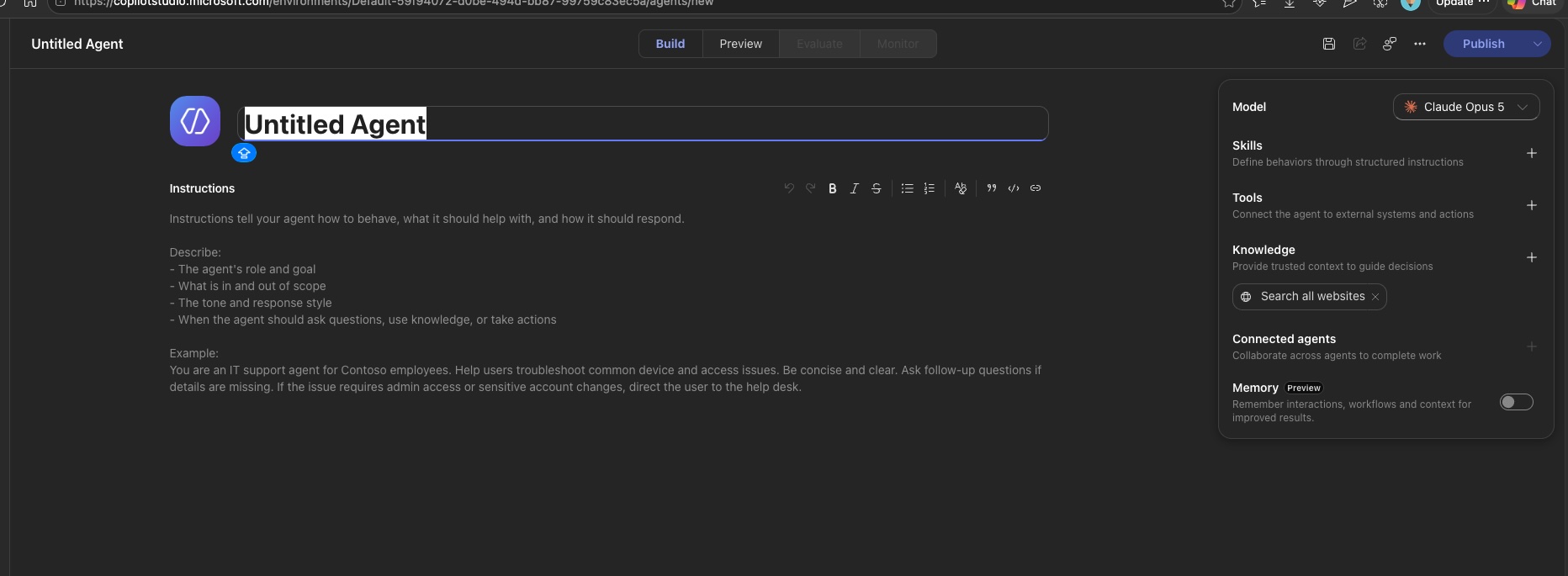 Placeholder: the GitHub Copilot Harness experience, showing agents, workflows, and skills